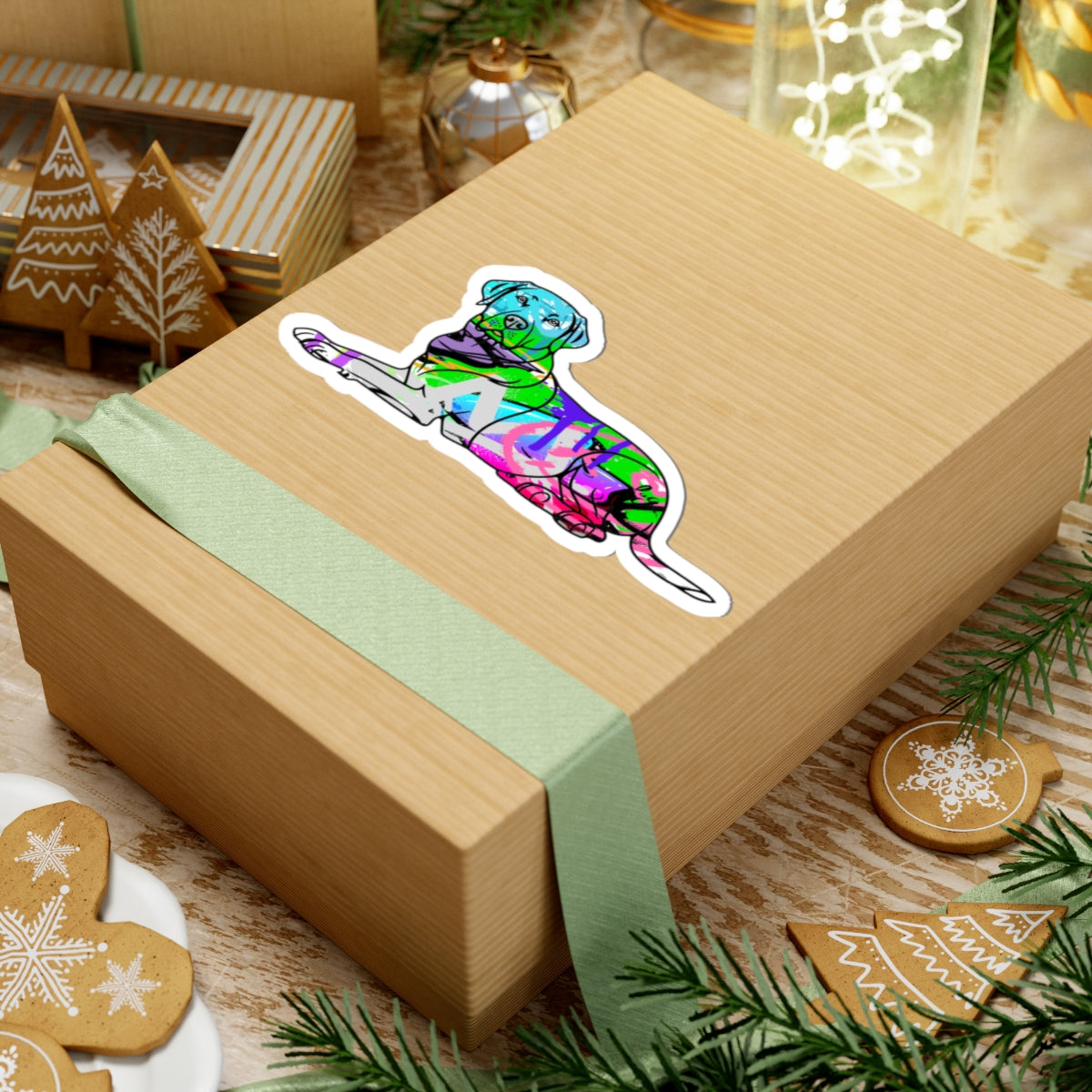 Sticker Set - English Labrador Street Art Graffiti Illustration