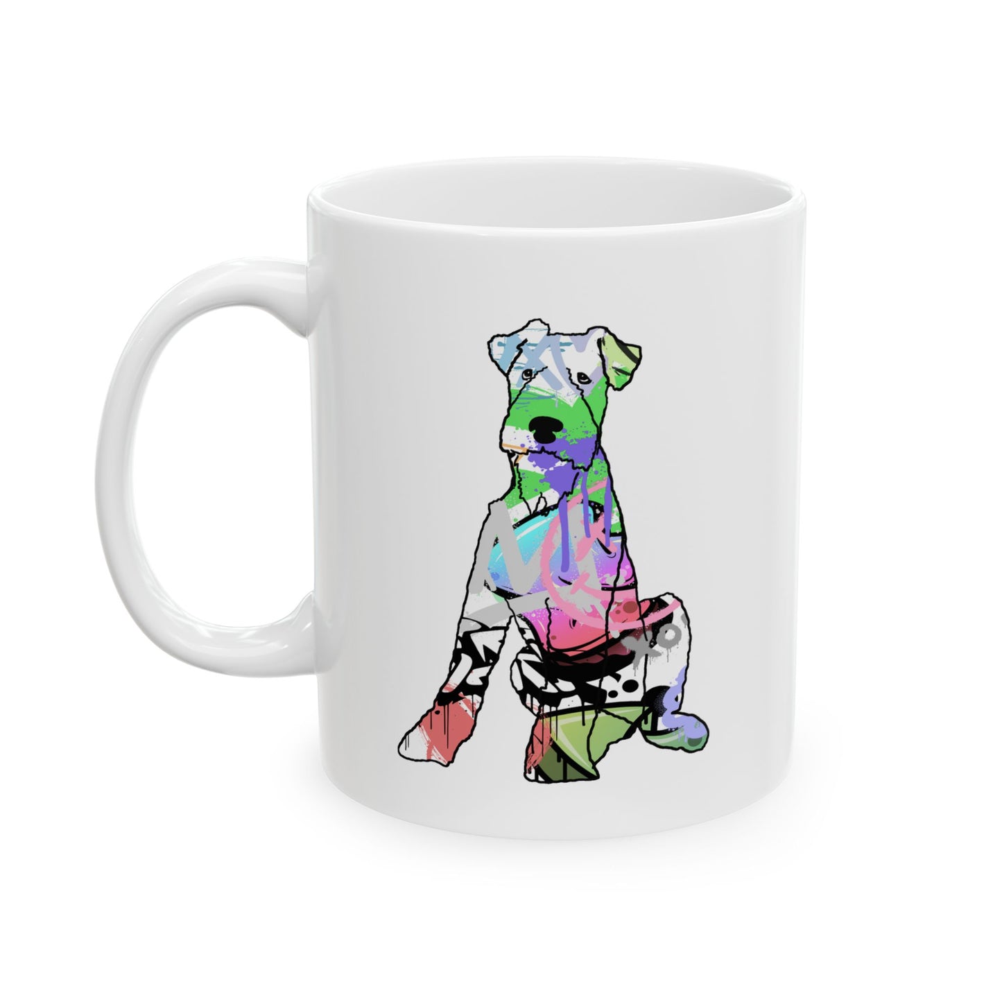 Airedale dog silhouette design perfect for any dog lover gift, ideal for pet enthusiasts and Airedale fans