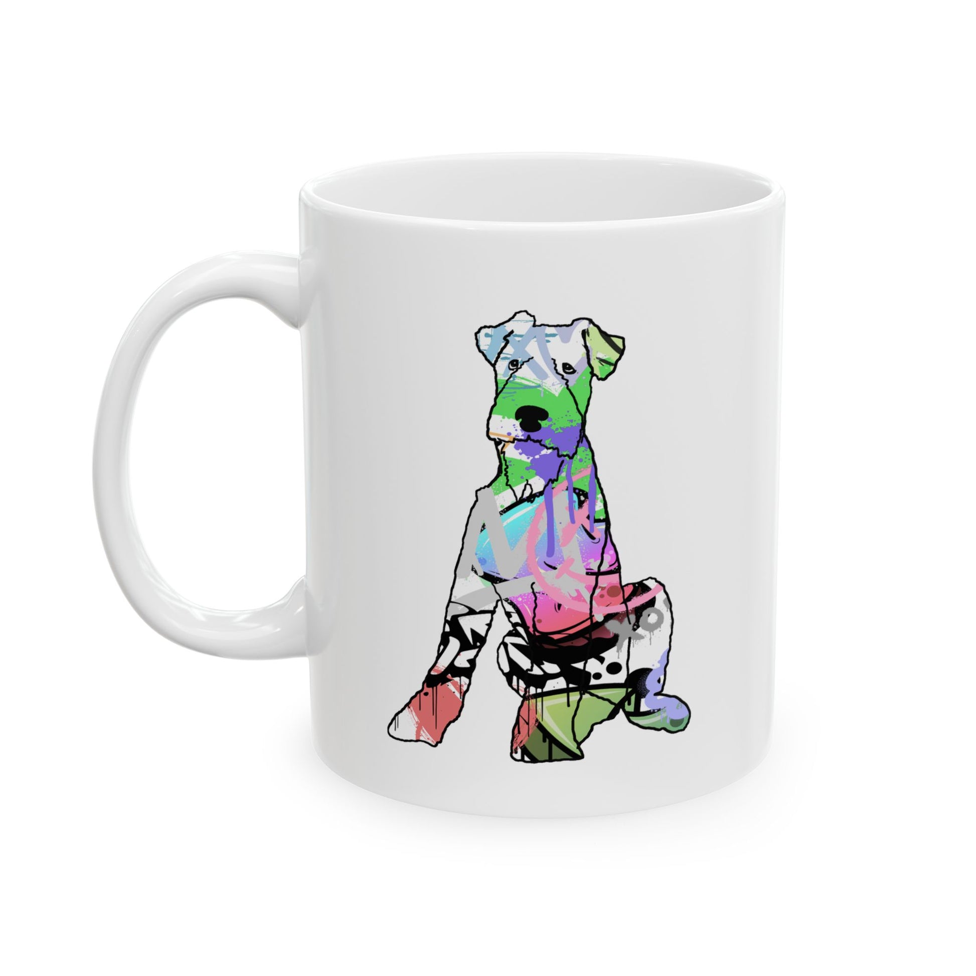 Airedale dog silhouette design perfect for any dog lover gift, ideal for pet enthusiasts and Airedale fans