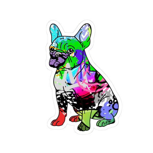 Sticker - French Bulldog Graffiti Street Art