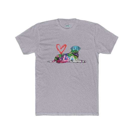 Cotton Tee  | Graffiti Street Art English Labrador Design