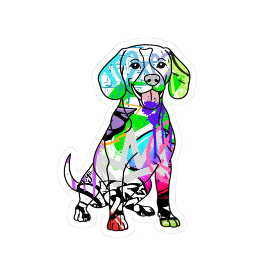 Stickers Beagle Dog Graffiti Street Art