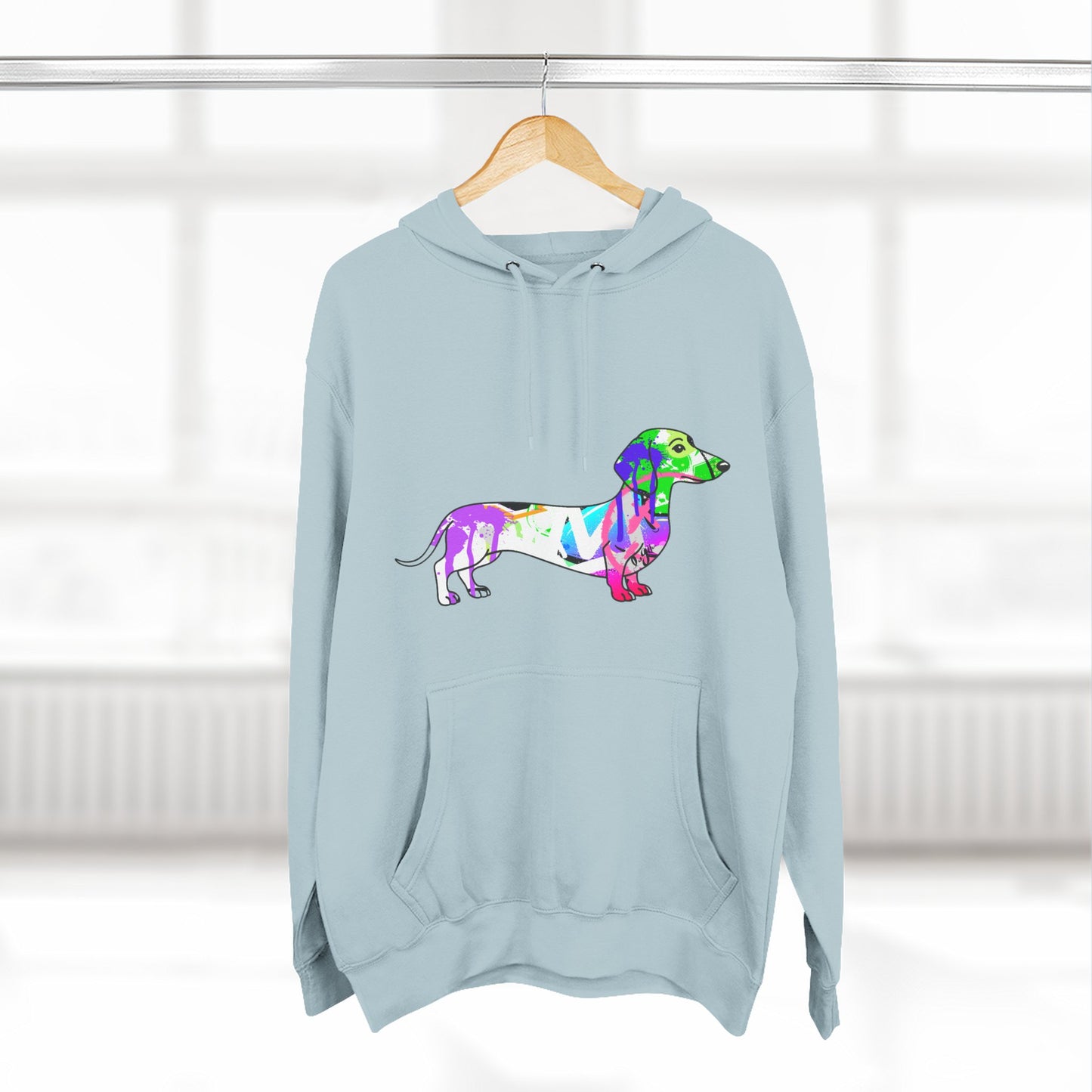 Unisex Hoodie | Graffiti Dachshund Art Design