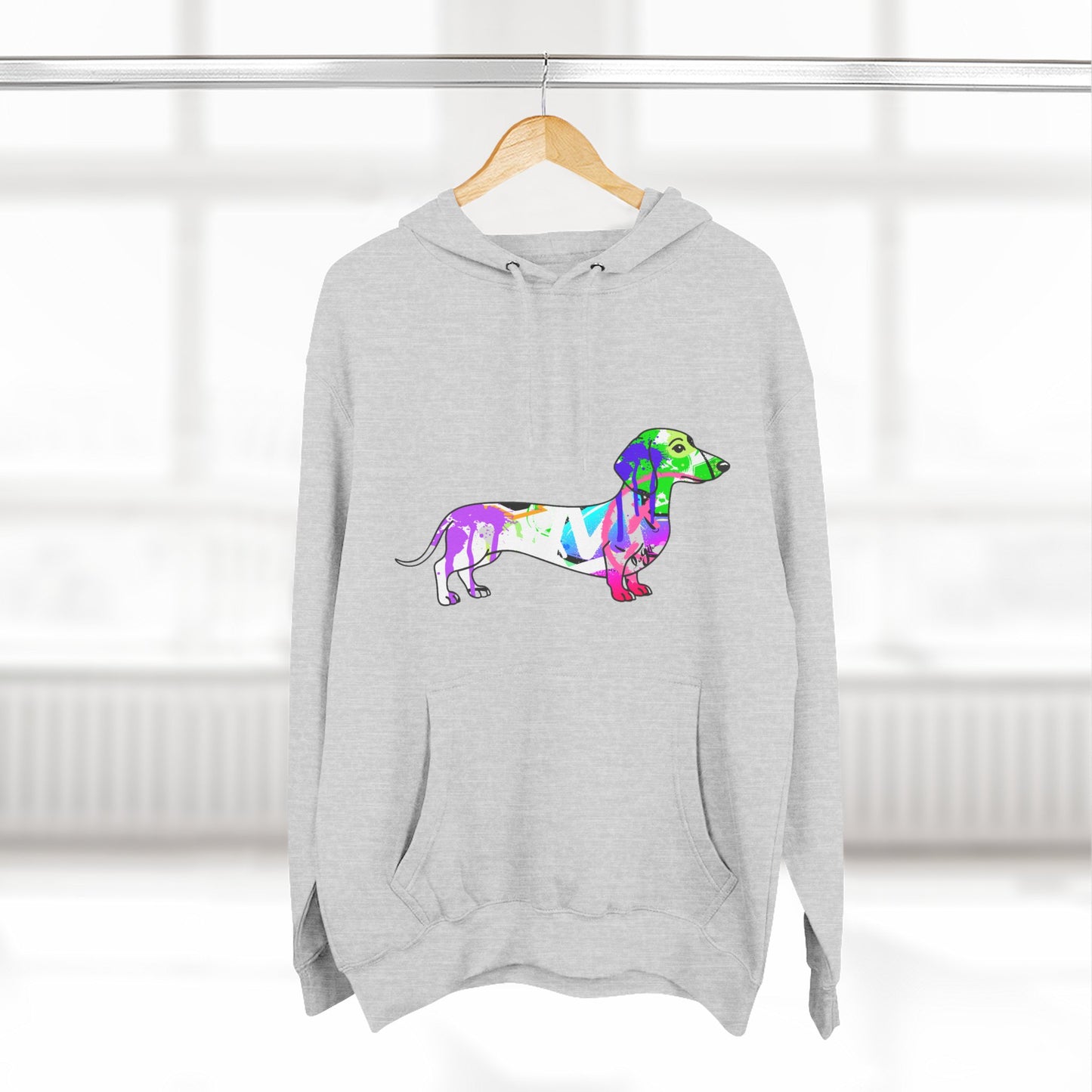 Unisex Hoodie | Graffiti Dachshund Art Design
