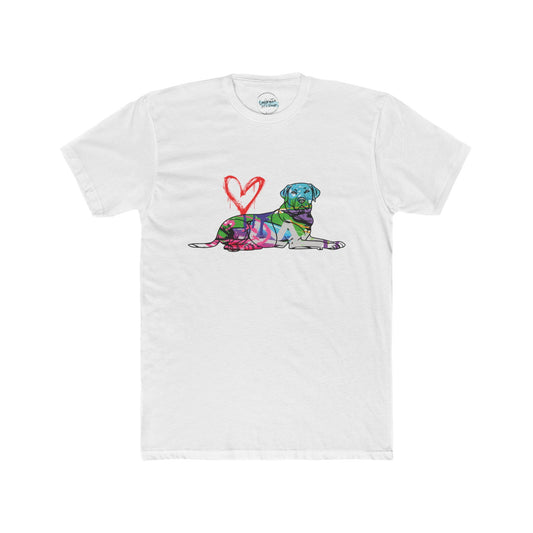 Cotton Tee  | Graffiti Street Art English Labrador Design