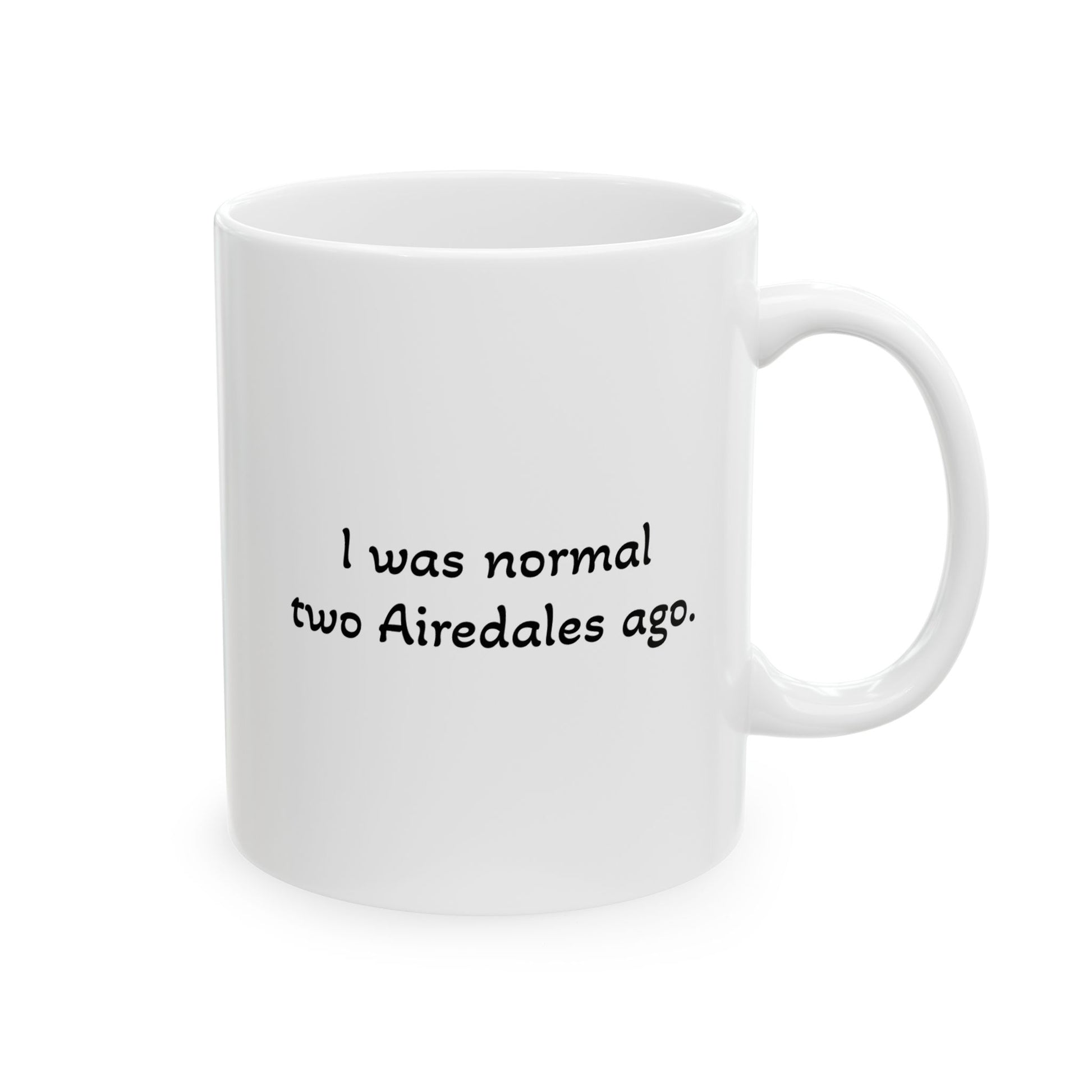 Airedale dog silhouette design perfect for any dog lover gift, ideal for pet enthusiasts and Airedale fans