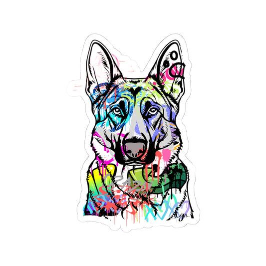 German Shepherd Kiss-Cut Stickers