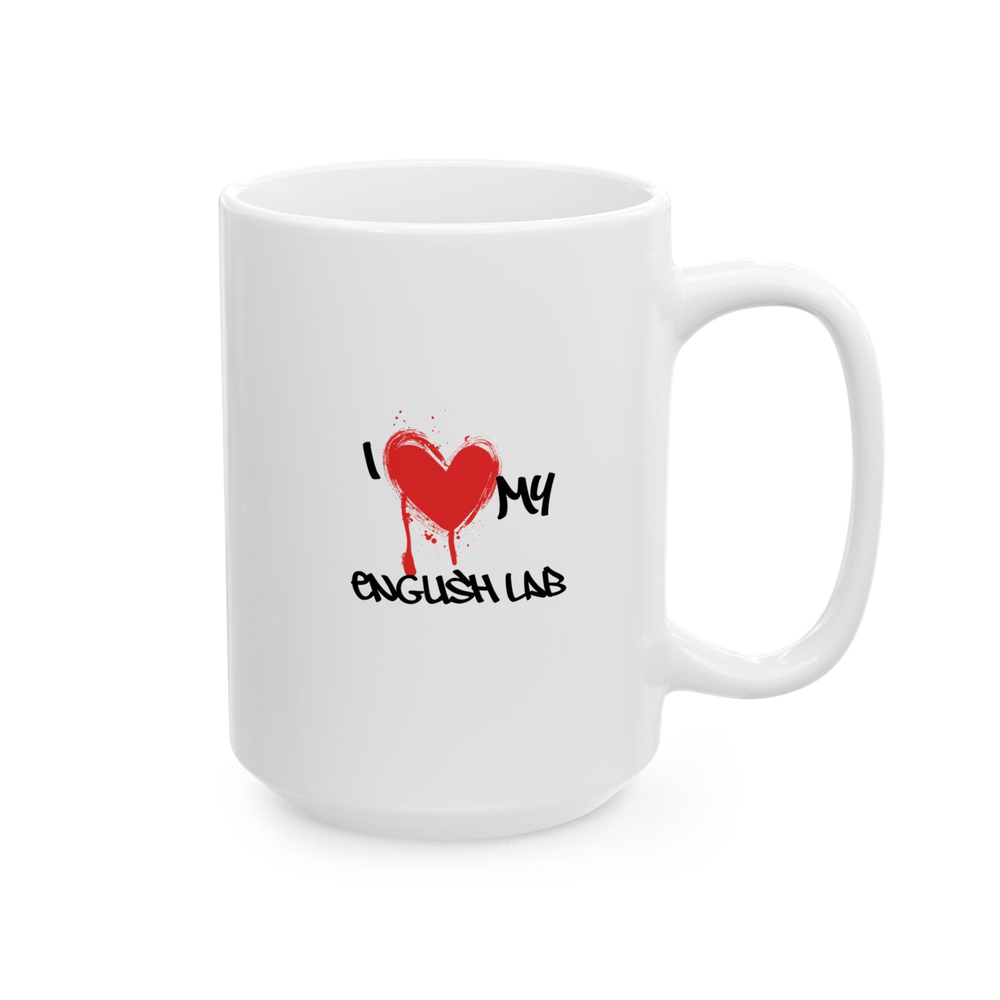 English Bulldog dog image on ceramic mug showcasing a stylish and practical design for pet lovers