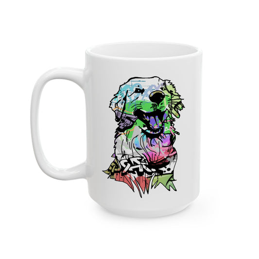 Personalized Golden Retriever Mug | Graffiti Street Art Dog Gift