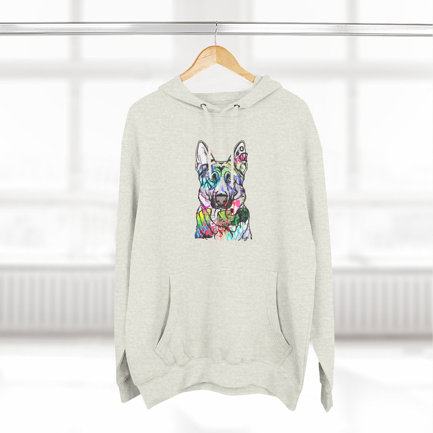 Unisex Hoodie | Graffiti German Shepherd Street Art Design