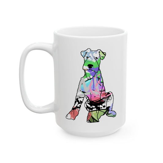 Airedale dog silhouette design perfect for any dog lover gift, ideal for pet enthusiasts and Airedale fans