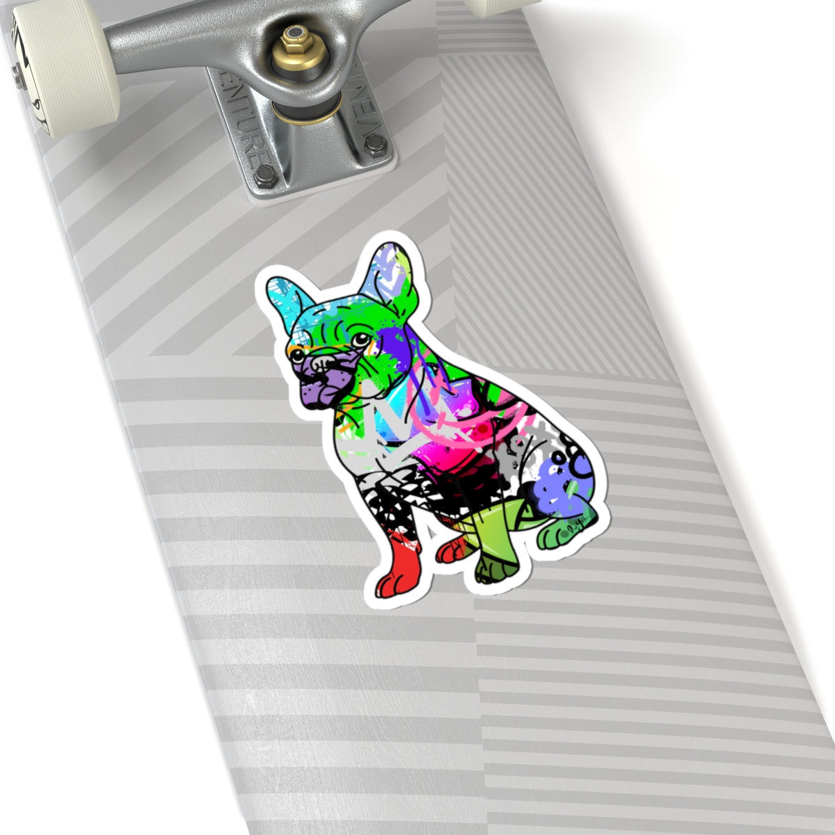 Sticker - French Bulldog Graffiti Street Art