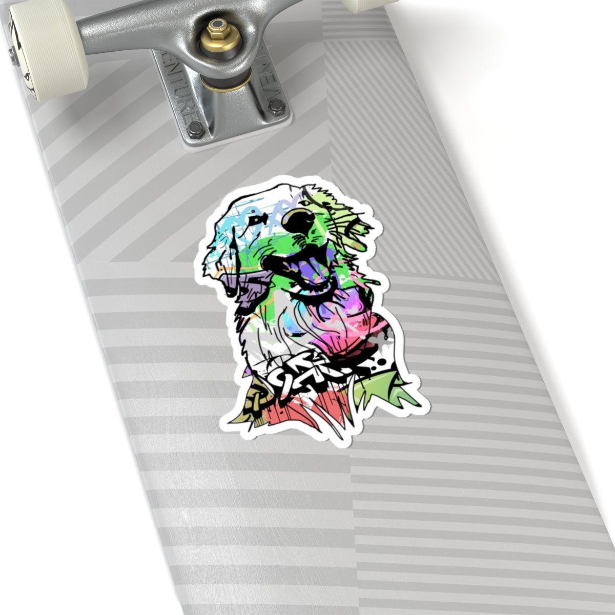 Graffiti Golden Retriever Sticker
