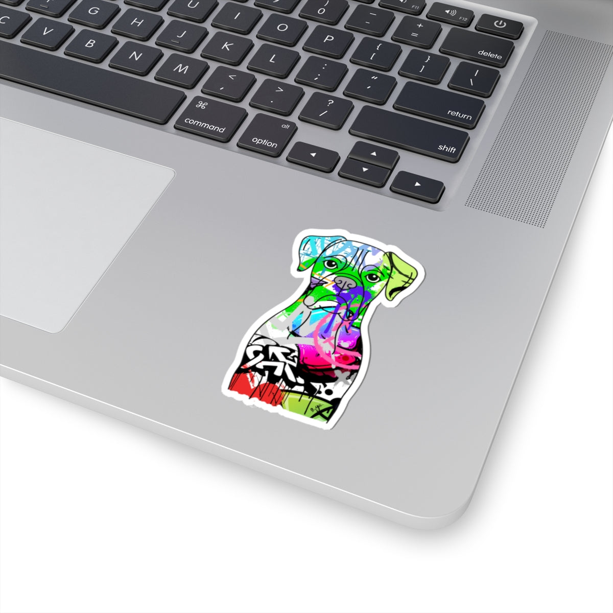Graffiti Boxer Dog Sticker