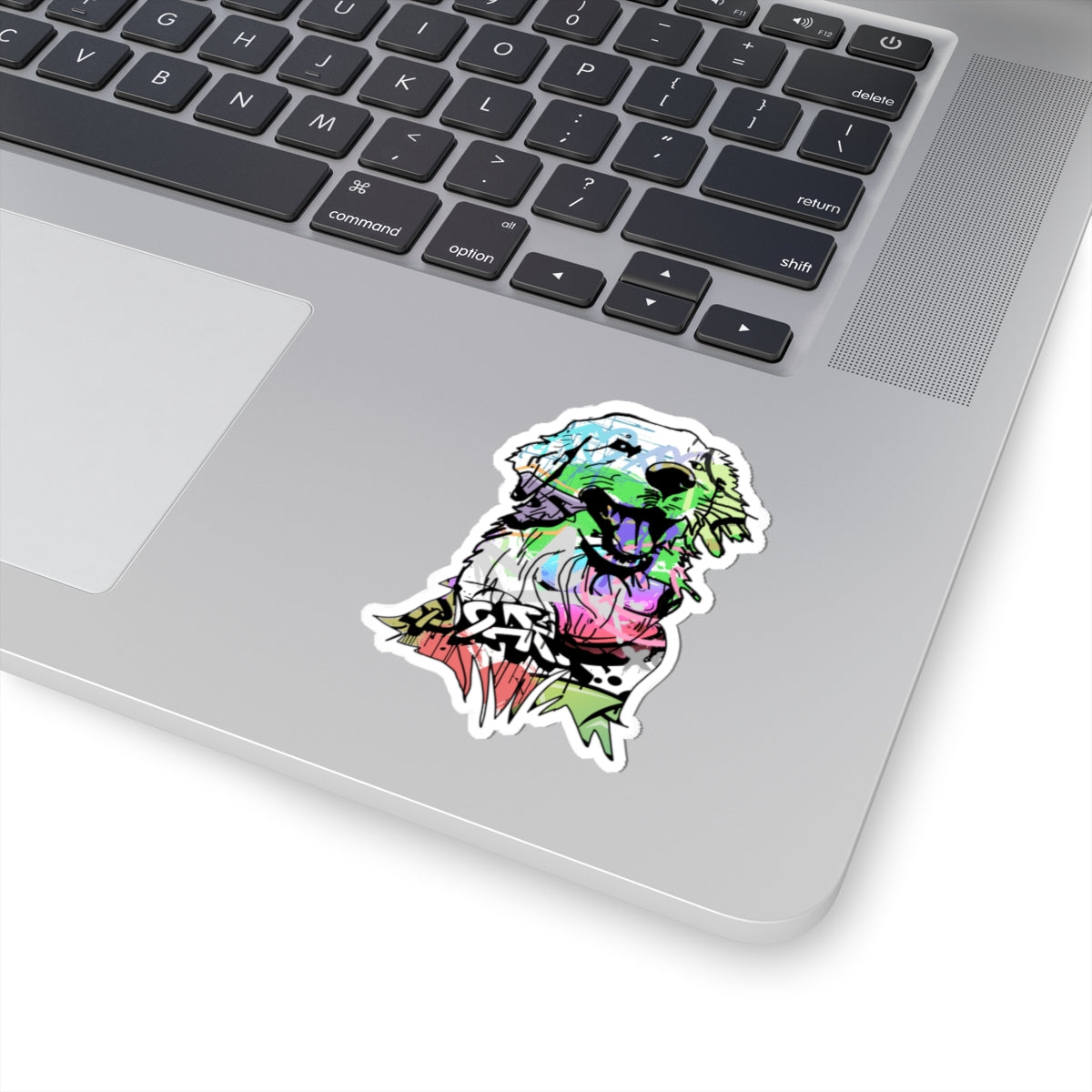 Graffiti Golden Retriever Sticker