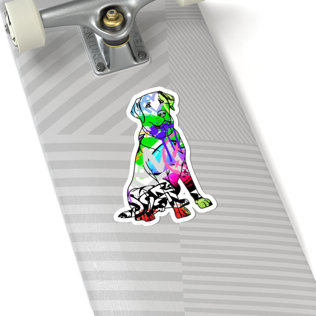 Stickers American Labrador | Dog Graffiti Street Art