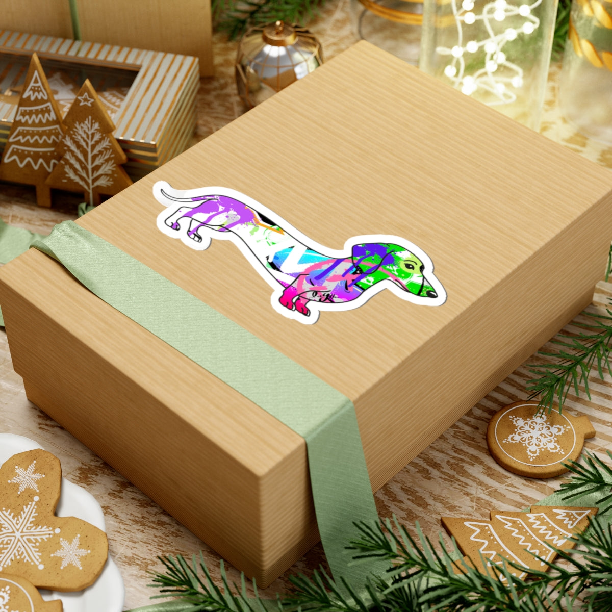 Dachshund Kiss-Cut Stickers