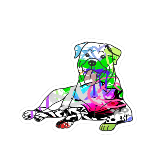 Sticker - Rottweiler Graffiti Street Art