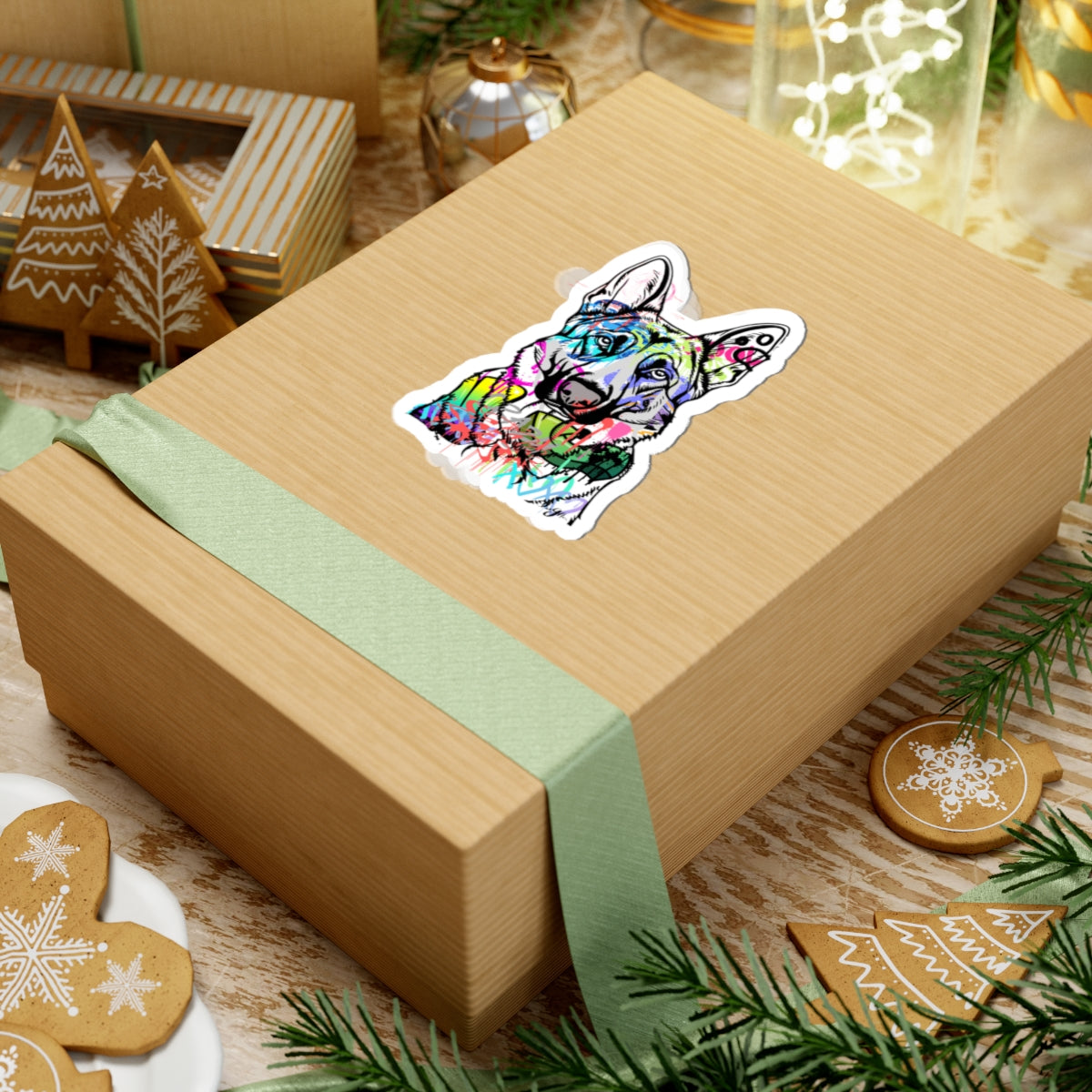 German Shepherd Kiss-Cut Stickers