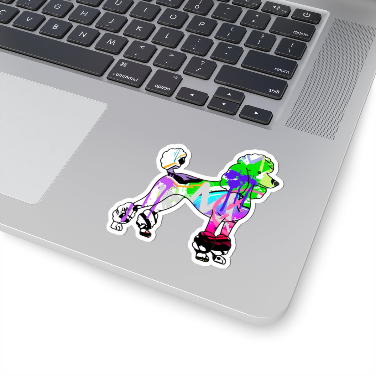 Graffiti Poodle Dog Sticker