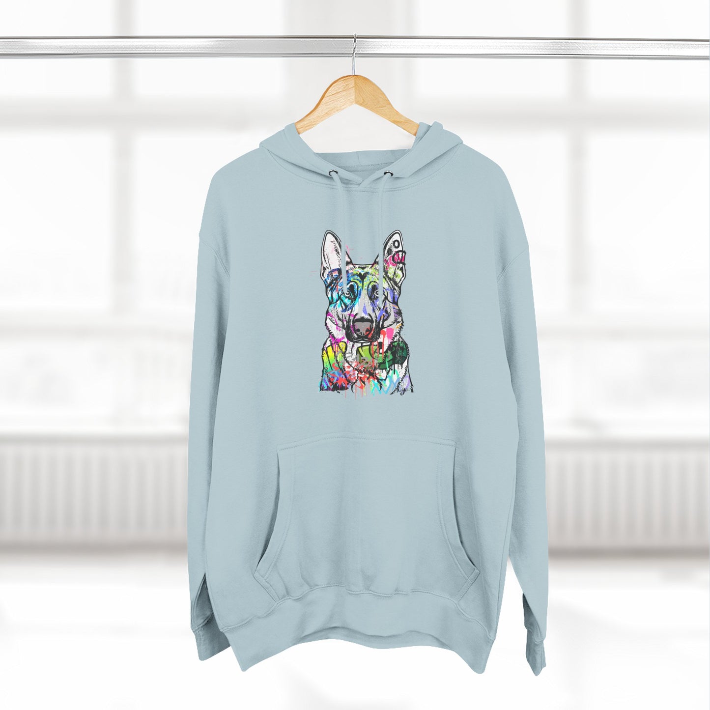 Unisex Hoodie | Graffiti German Shepherd Street Art Design
